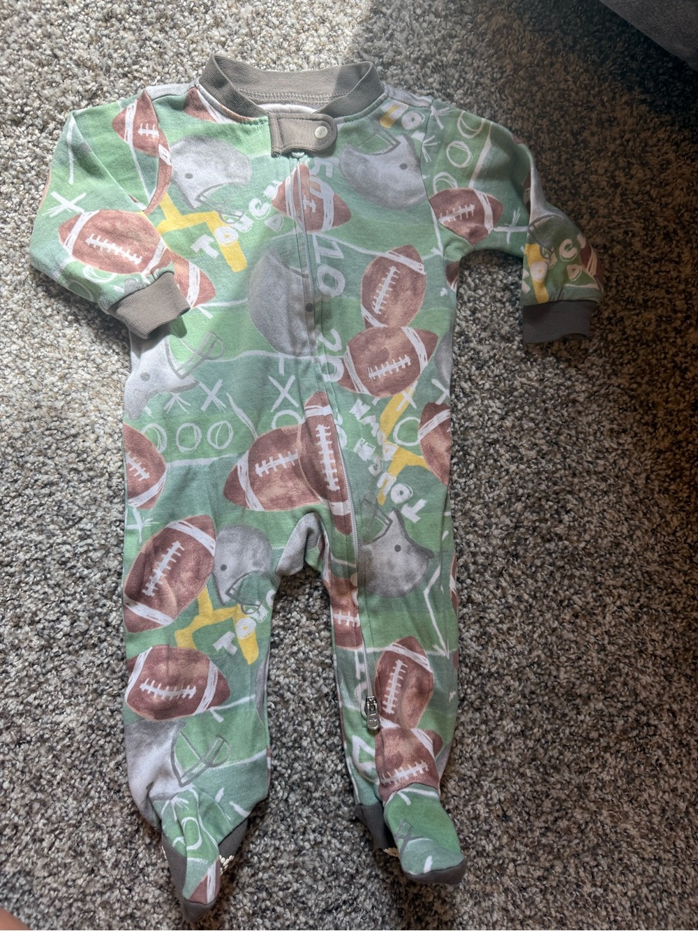 Football footie organic cotton